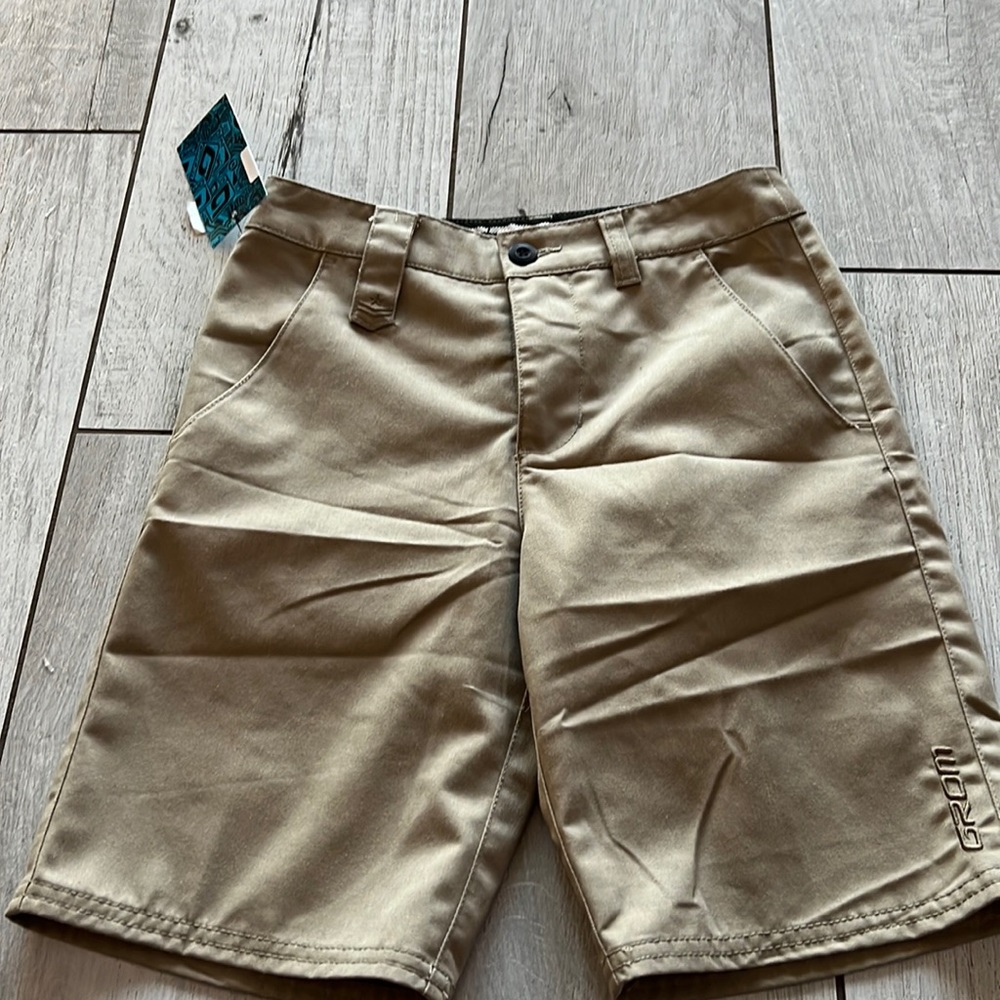 Boys khaki shorts